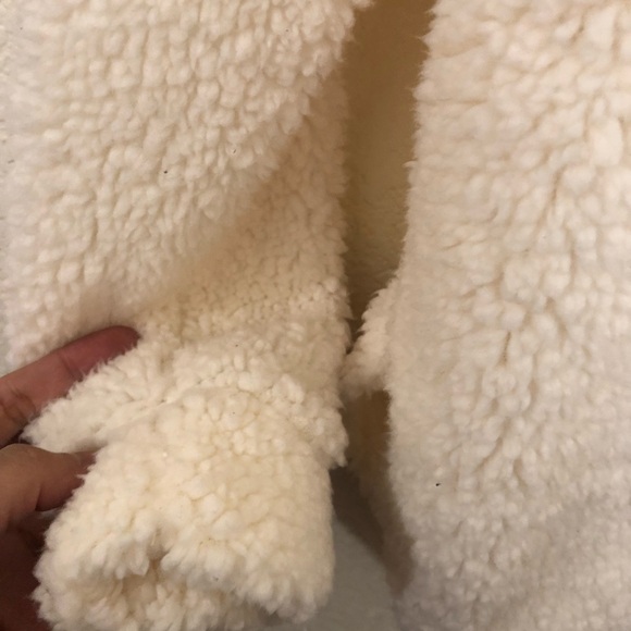 WITH LOVE DEREK Womens Medium Fluffy Christmas Sweater Sequin Reindeer Pullover - Picture 5 of 9